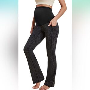 Fleece Lined Maternity Yoga Pants
